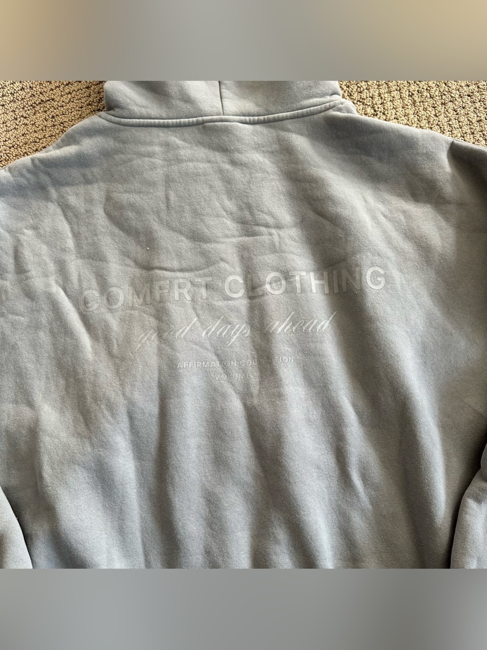 Comfrt Blue Gray Zip Hoodie and Sweatpants Set - Picture 7 of 10